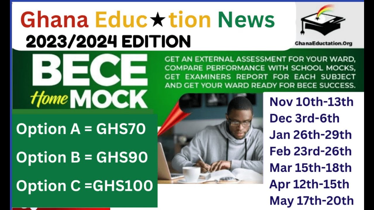 2024 BECE HOME MOCK FOR JHS3 CANDIDATES PREPARING FOR 2024 BECE TO BE ADMINISTERED BY WAEC IN JULY