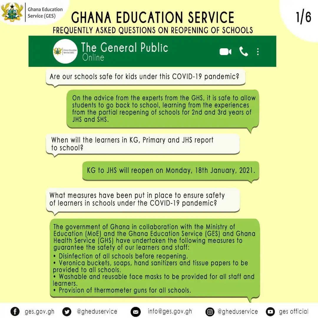 Answers All QUESTIONS On Reopening