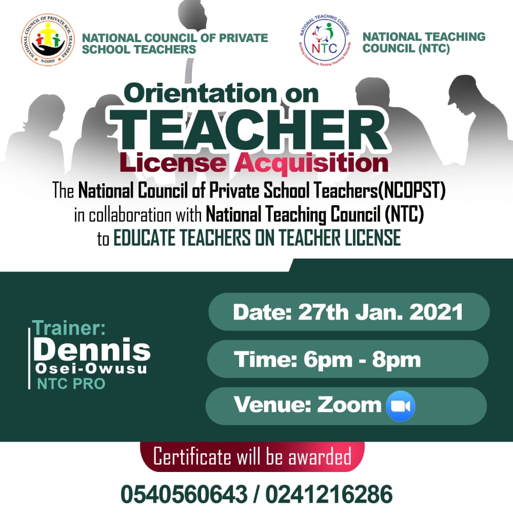 Teacher License Orientation