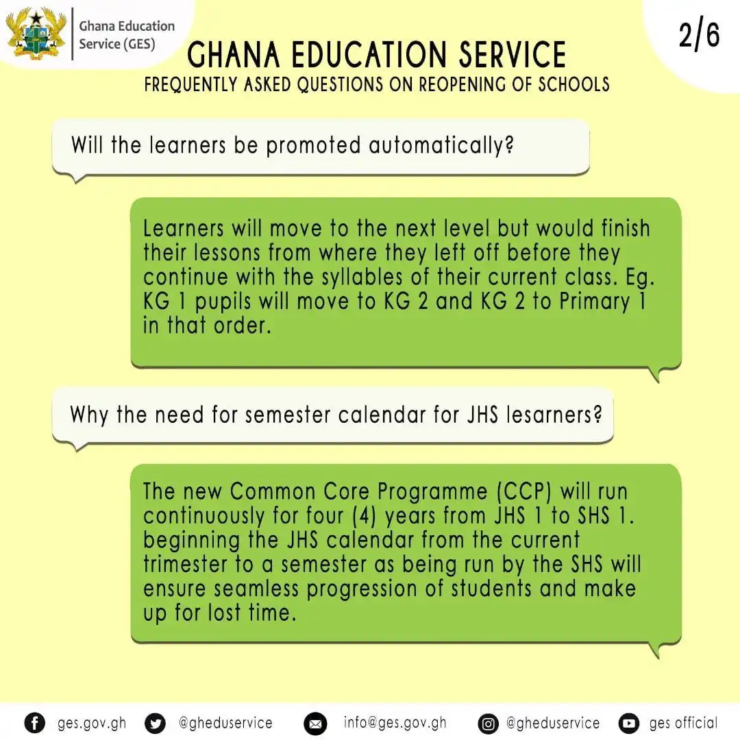 Answers All QUESTIONS On Reopening