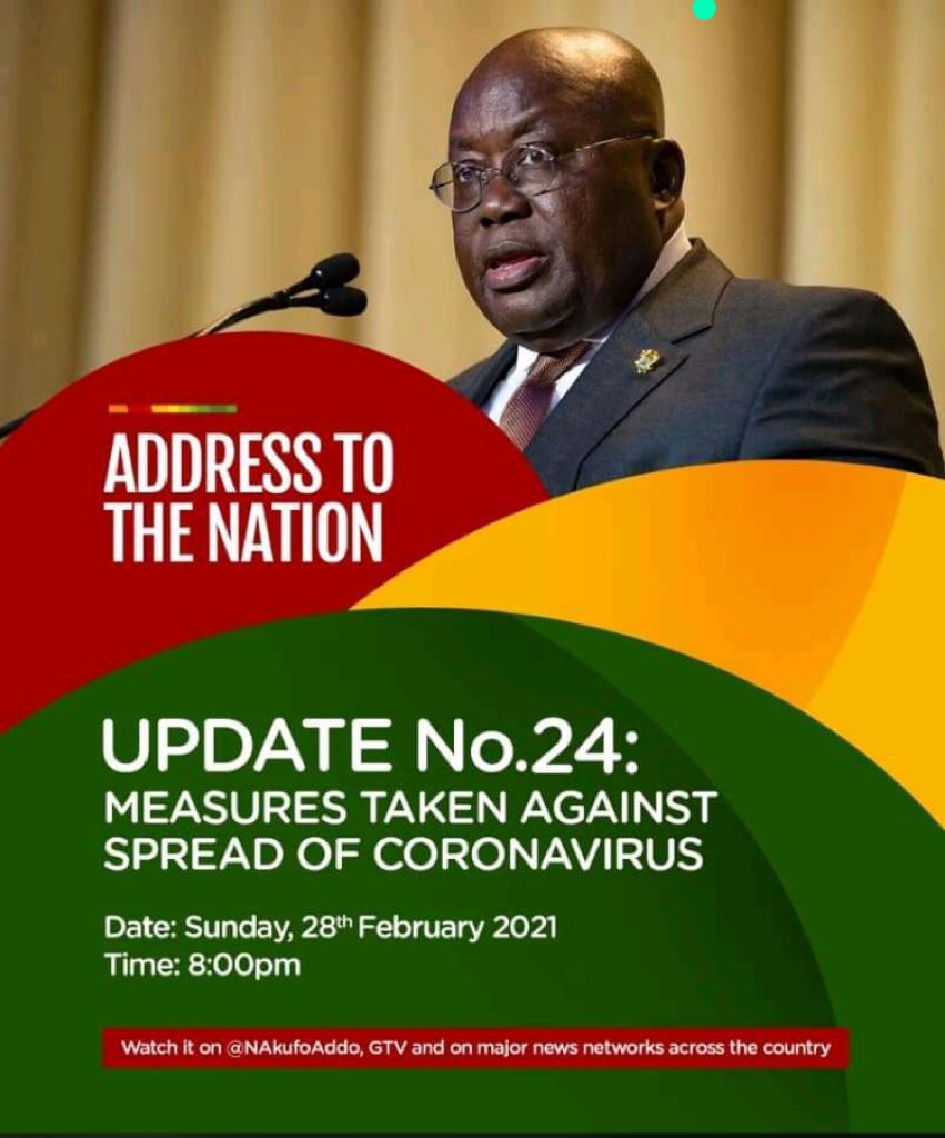 Ghana's 28th National Address On Covid-19