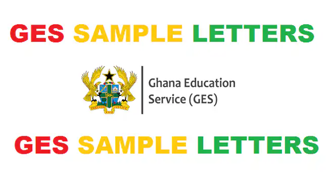 GES SAMPLE LETTERS