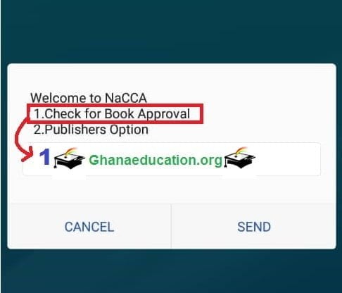 short code to check NaCCA approved textbooks