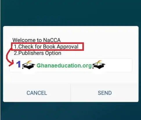 short code to check NaCCA approved textbooks