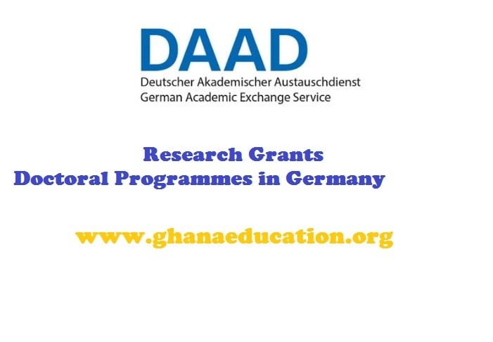 Research GrantsScholarship for Doctoral Programmes in Germany