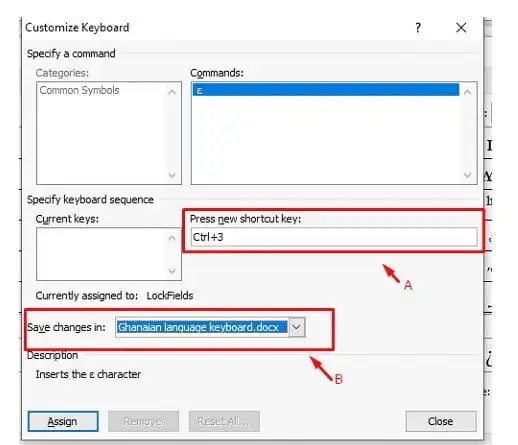 Ghanaian language and French typing software