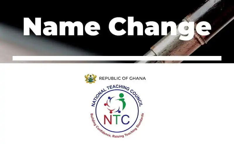 change name on NTC teacher portal