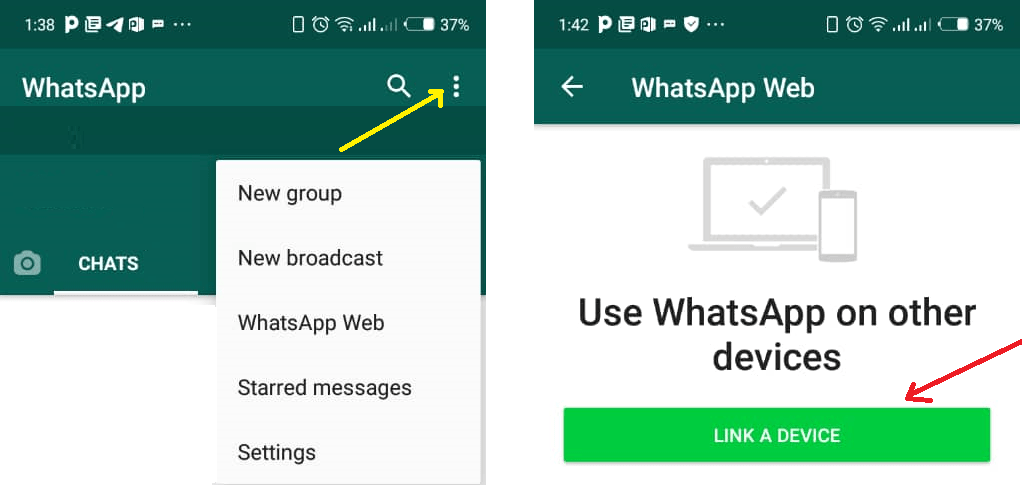 install Whatsapp Web on computers