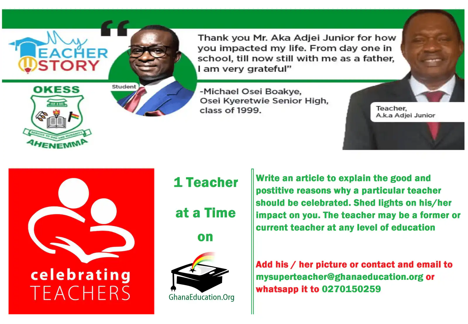 Celebrate teachers