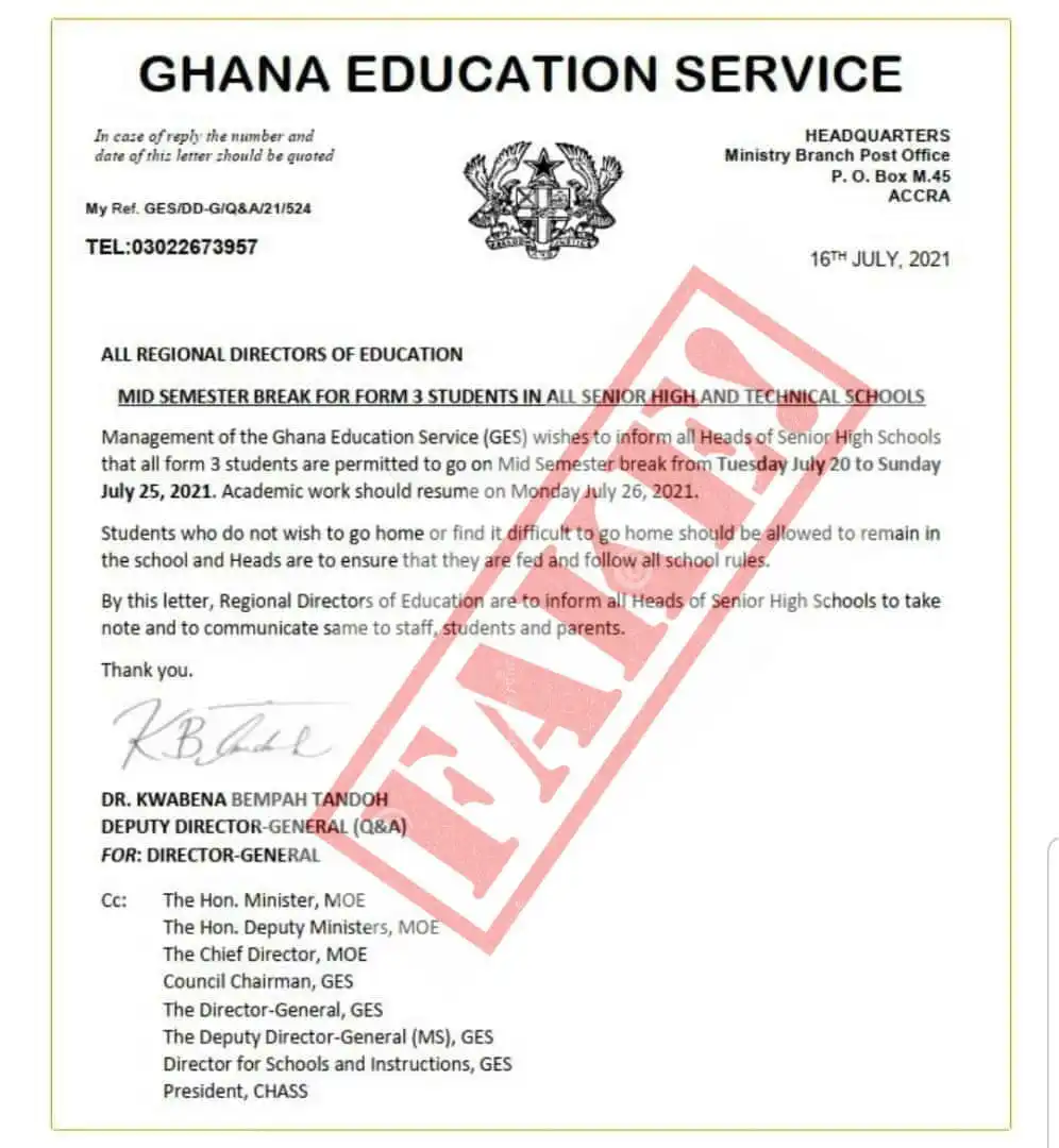 SHS3 MID SEMESTER BREAK