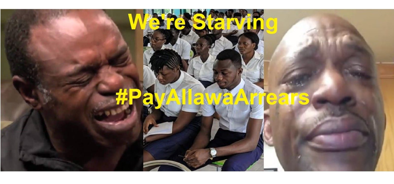6 Months No Allowance We're Starving #PayAllawaArrears -Trainees Cry