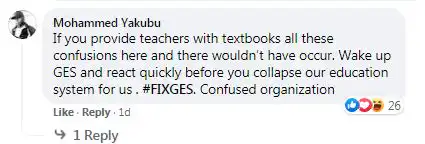 GES is incompetent Teachers hit hard at GES' after stop using new curriculum is Fake Disclaimer (Pictures)&nbsp;