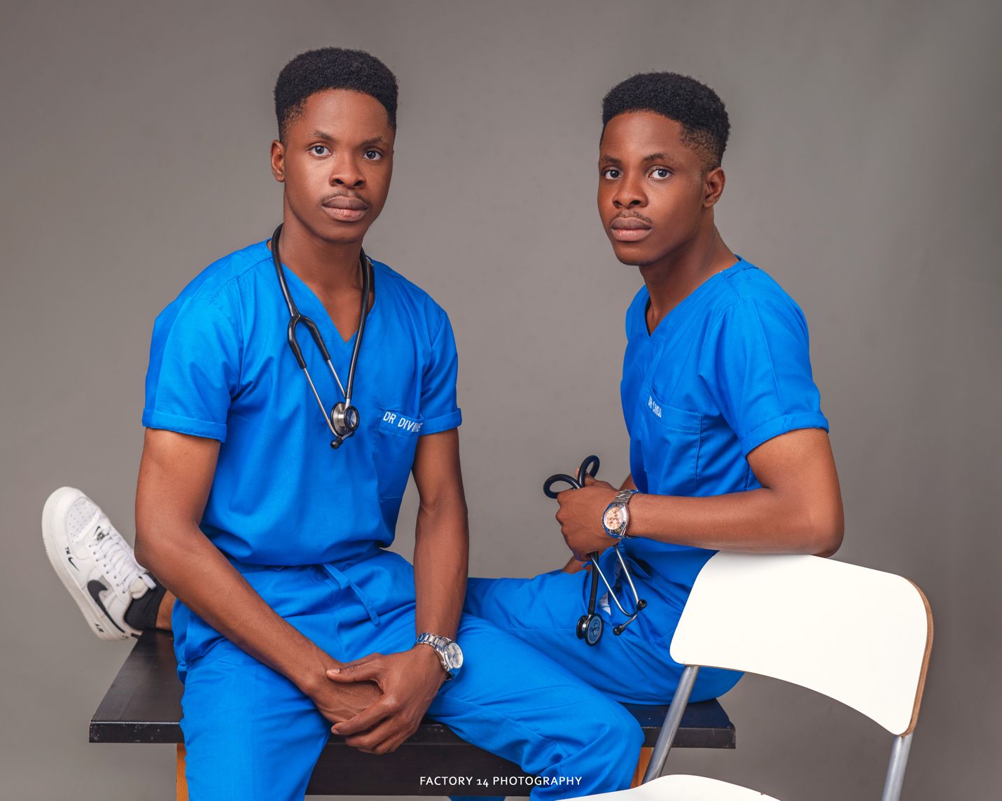 Nigerian Identical Twins Graduate as Medical Doctors