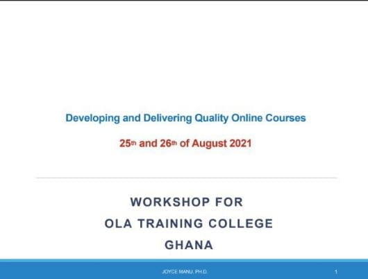 OLA CoE partners Multiplex to develop capacity of faculty for online education