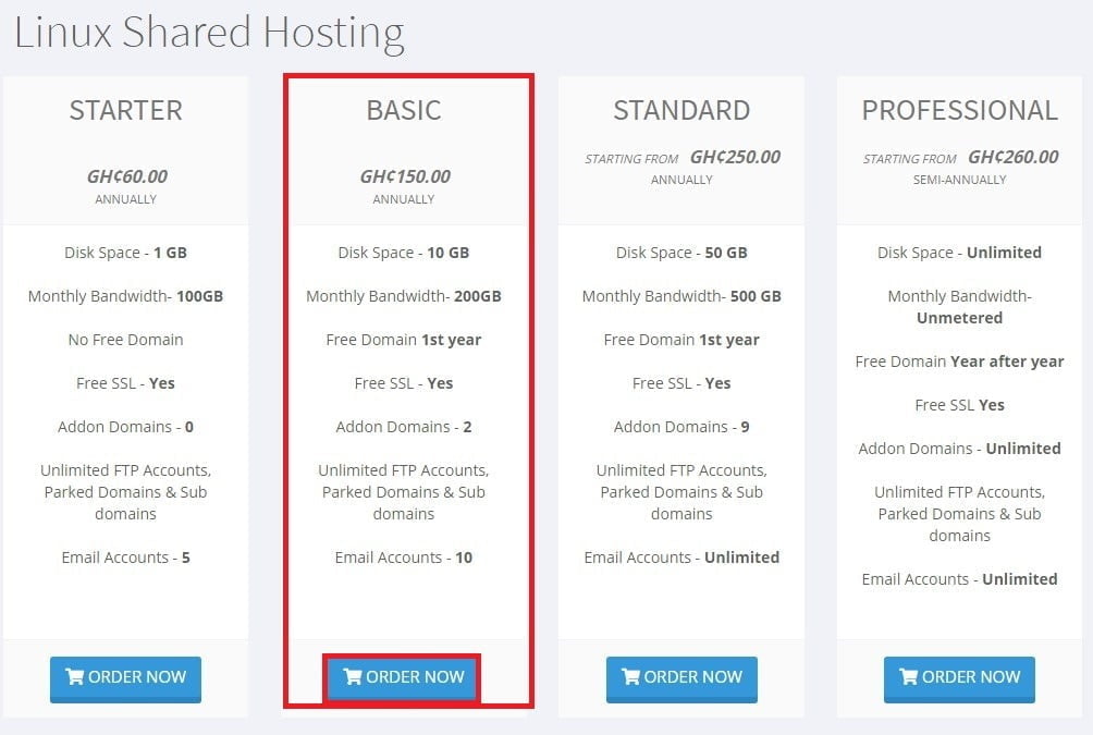 Buy Domain & Hosting