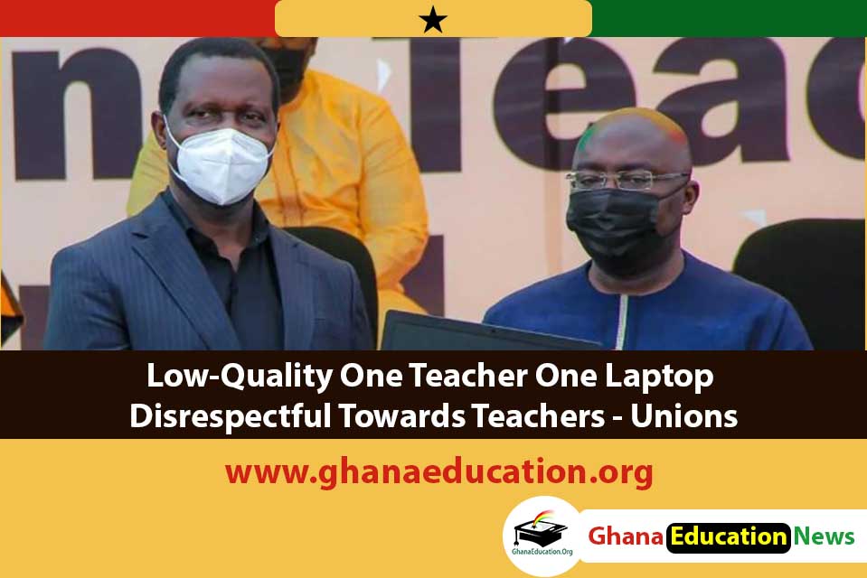 Low-Quality One Teacher One Laptop is Disrespectful Towards Teachers - Unions