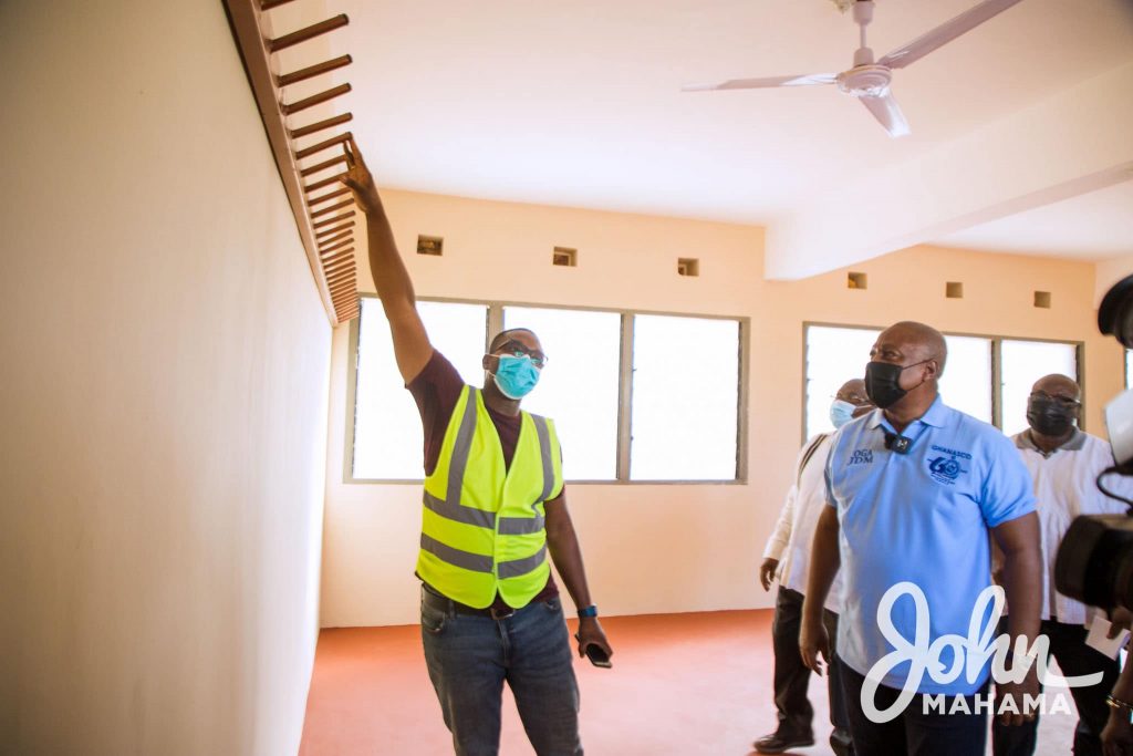 John Mahama renovated Dormitory blocks for Ghana Senior High School (Ghanasco)