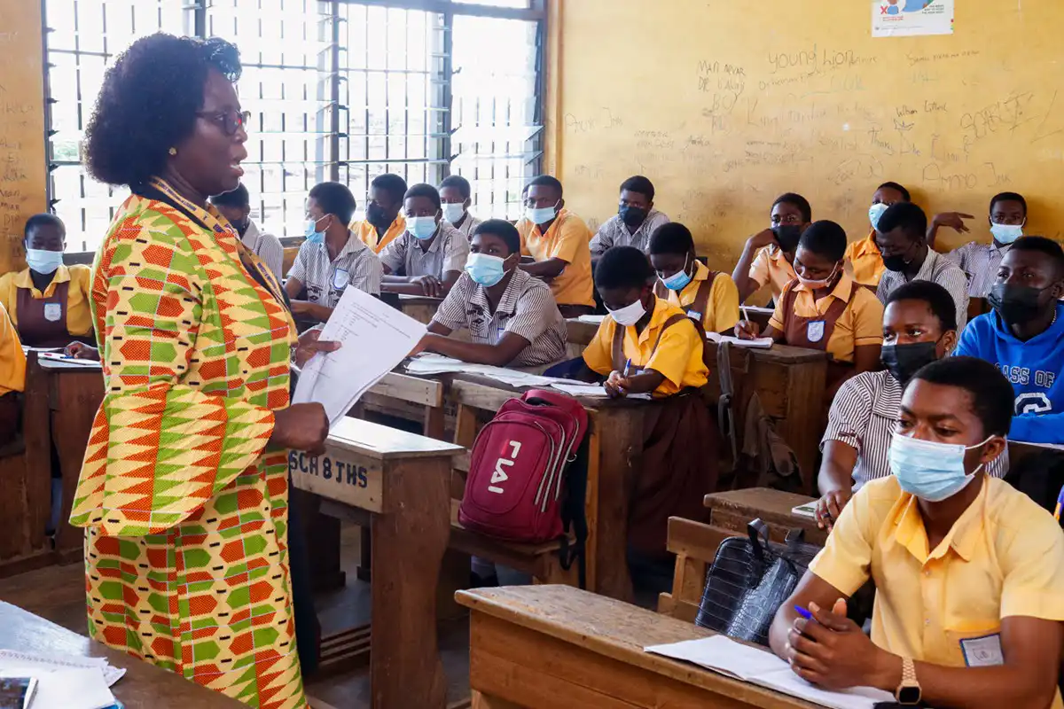 UPSA lecturers inspire 2021 BECE candidates