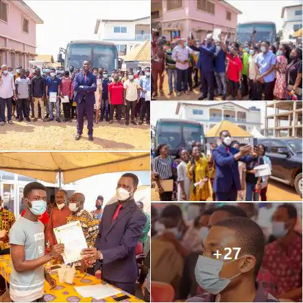 Dr. Adutwum gives full scholarships to 61 engineering students. Check full details