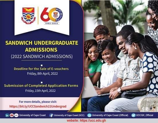 UCC Undergraduate sandwich Admission Open