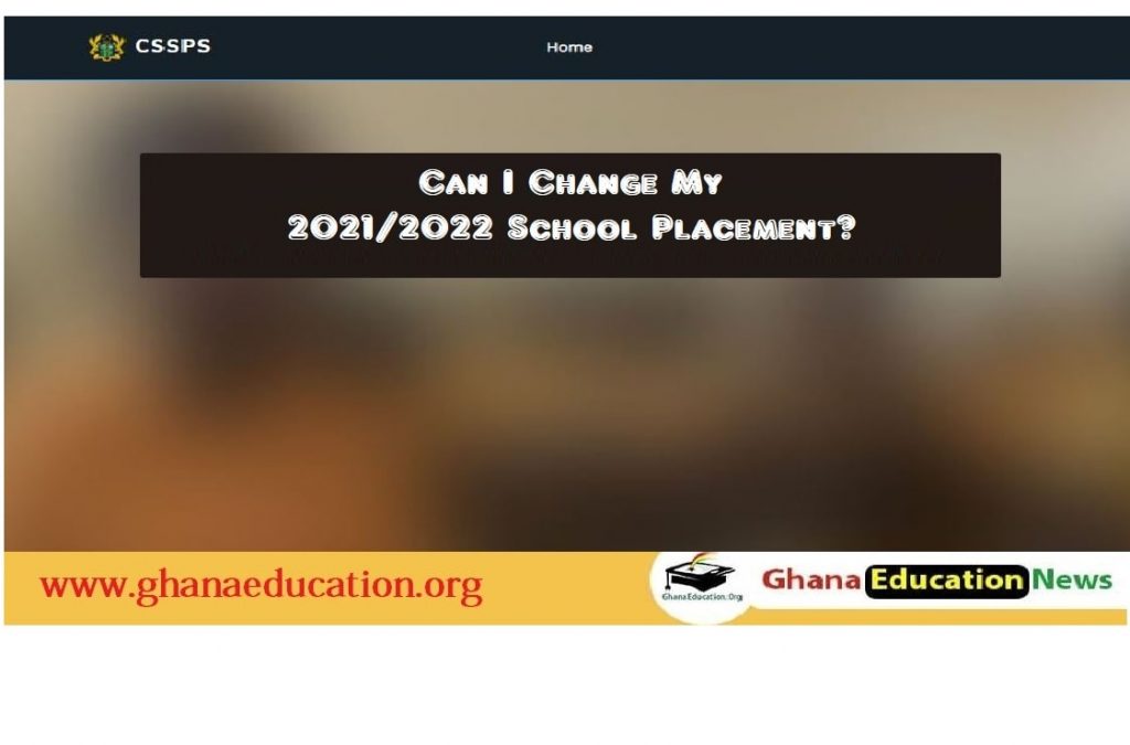 Change My 2021/2022 School Placement