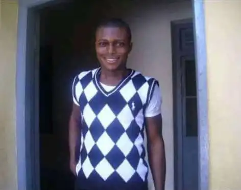 Eric, a 33-year-old a teacher at Gomoa Ajumako Methodist Basic School