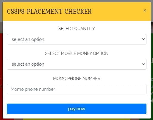 How to buy Genuine 2021 School Placement Checker With Momo