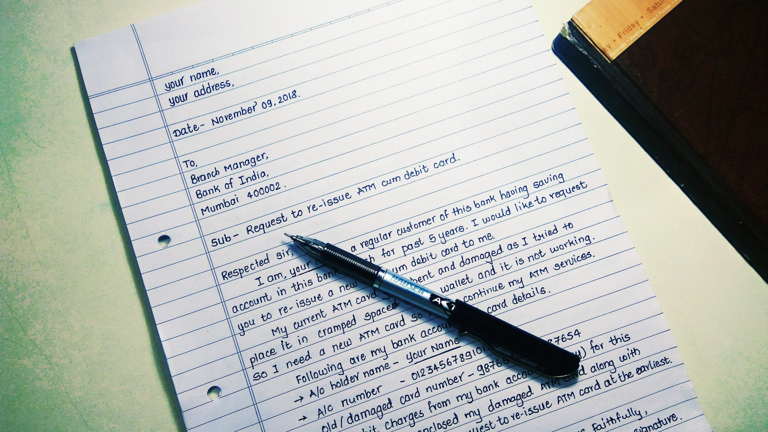 Application for employment as an accounts clerk sample letter
