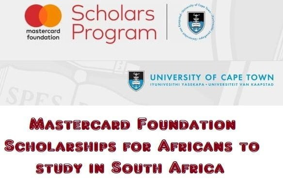 Mastercard Foundation Scholarships for Africans