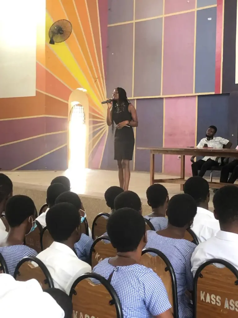 Advocates for National Development International (ANDI) schools students on public speaking