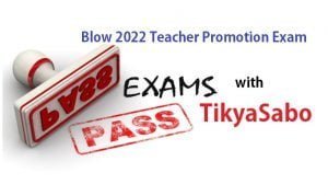 2022 Teacher Promotion Exam