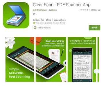 Clear Scanner App: Best Mobile App for Scanning Official Documents