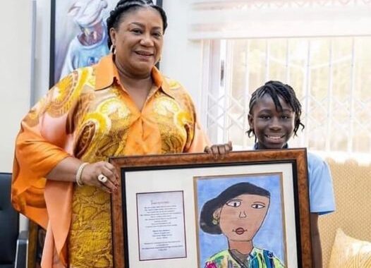 Expressionism Art of First Lady Mrs. Rebecca Akufo-Addo by Maame Yaa Adutwum