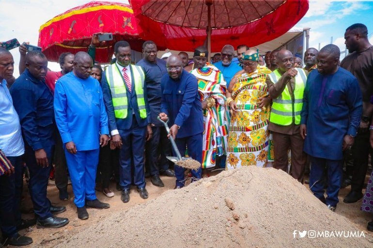 Dr Bawumia cuts sod for building of 32 TVET Institutions