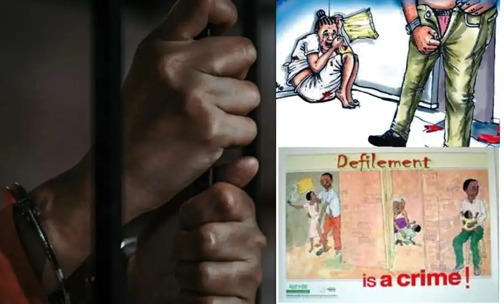 Cleaner jailed 20 years for defiling a 13-year-old JHS student by the Adentan Circuit Court in Accra. Read the full story here Man, 36, charged for having anal sex with 13-yr-old daughter. Read the rather sad story of how the man went about his criminal act. jailed 15 years for having s3x with wife’s 12-yr-old niece