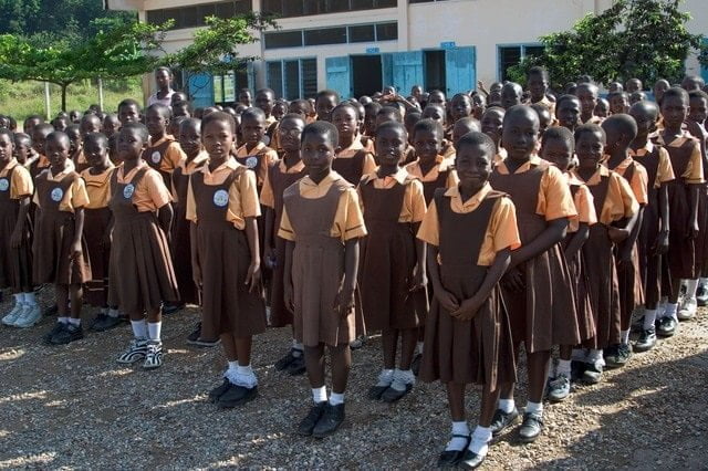 1200 Uniforms distributed to pupils in Sekyere East District Full Academic Work Begins Today After COLA Strike
