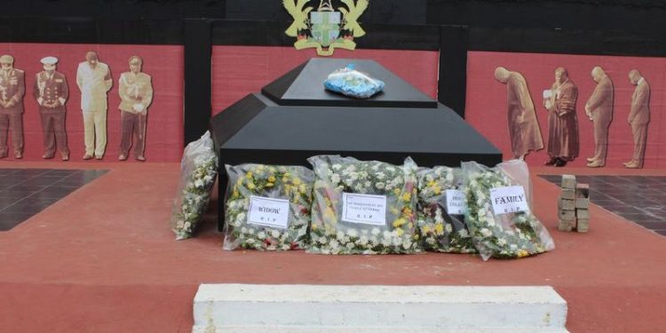 Atta Mills’ tomb tampered with – Brother fumes, says family is not aware