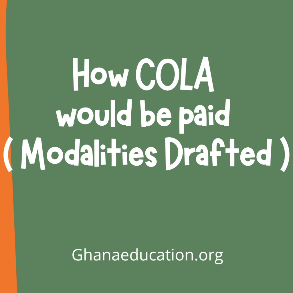 How COLA would be paid (Drafted Modalities ready) - Latest FWSC Update