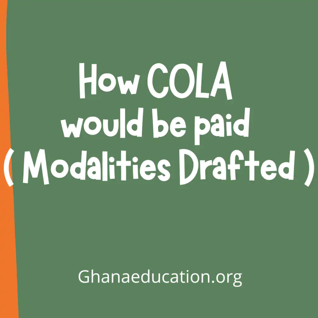 How COLA would be paid (Drafted Modalities ready) - Latest FWSC Update
