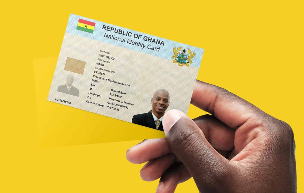 Guide for Correcting Errors on Ghana Card