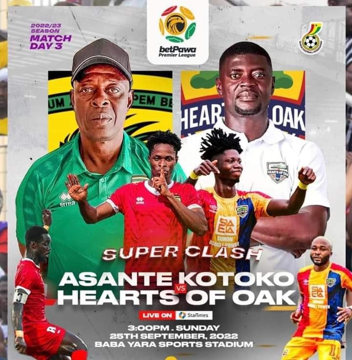Football in Ghana will come alive today. Watch Asante Kotoko vs Hearts of Oak Live Super Clash today online on Facebook. YouTube and other online portals.