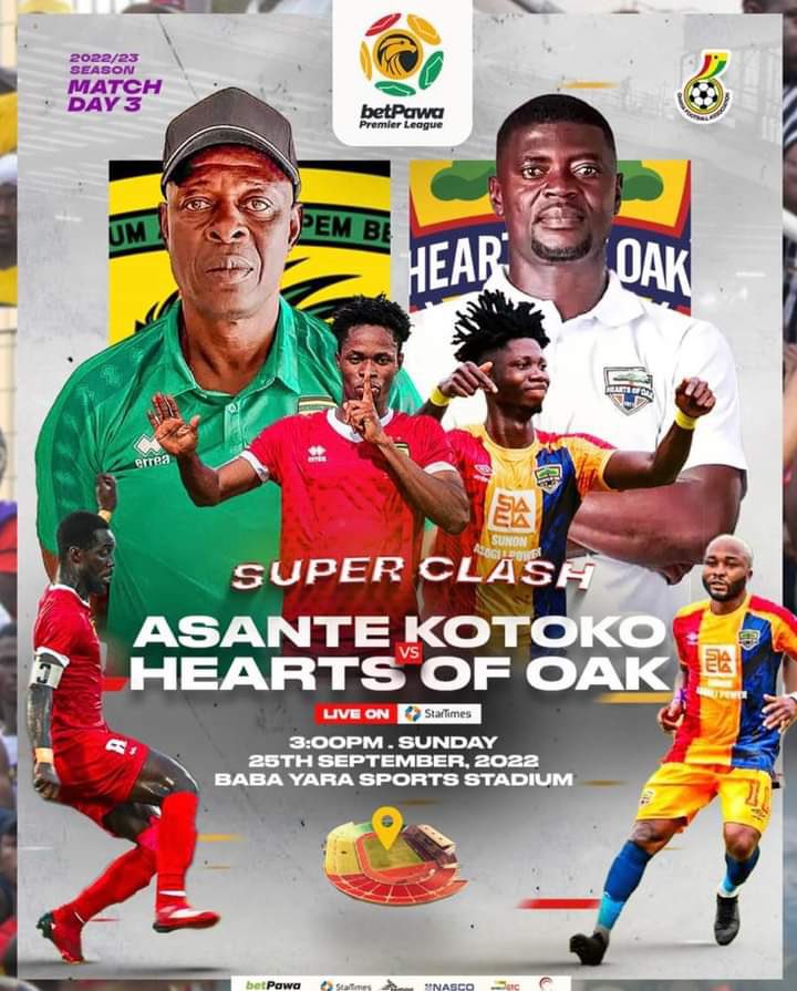 Accra Hearts of Oak to beat Kumasi Asante Kotoko in Super Clash Today