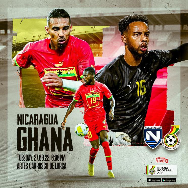 Dede and Jordan out, Inaki starts: Black Stars XI against Nicaragua