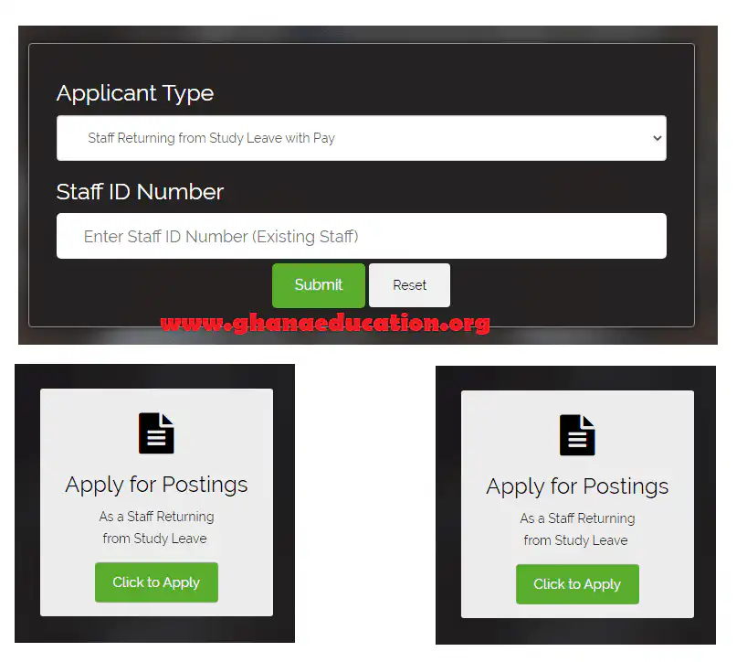 GES Announces 2023/2024 Study Leave with Pay Posting. The application deadline is August 21, 2023. Read the full detail here GES posting of staff returning from study leave with pay portal open