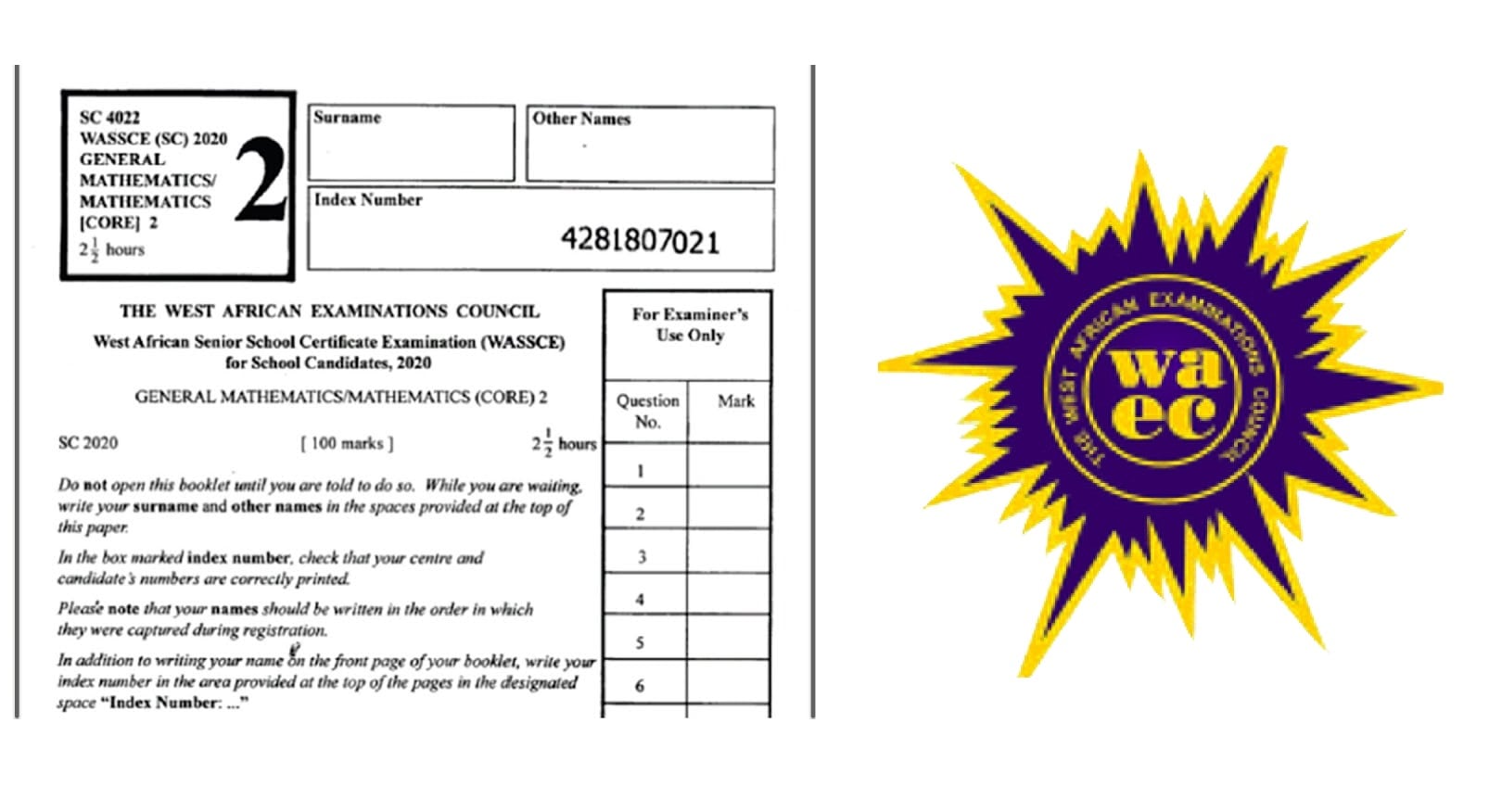Likely effects of strict marking of WASSCE 2022 Maths papers WAEC to mark WASSCE 2022 Maths (Core & Elective) Papers With "Iron Hands"