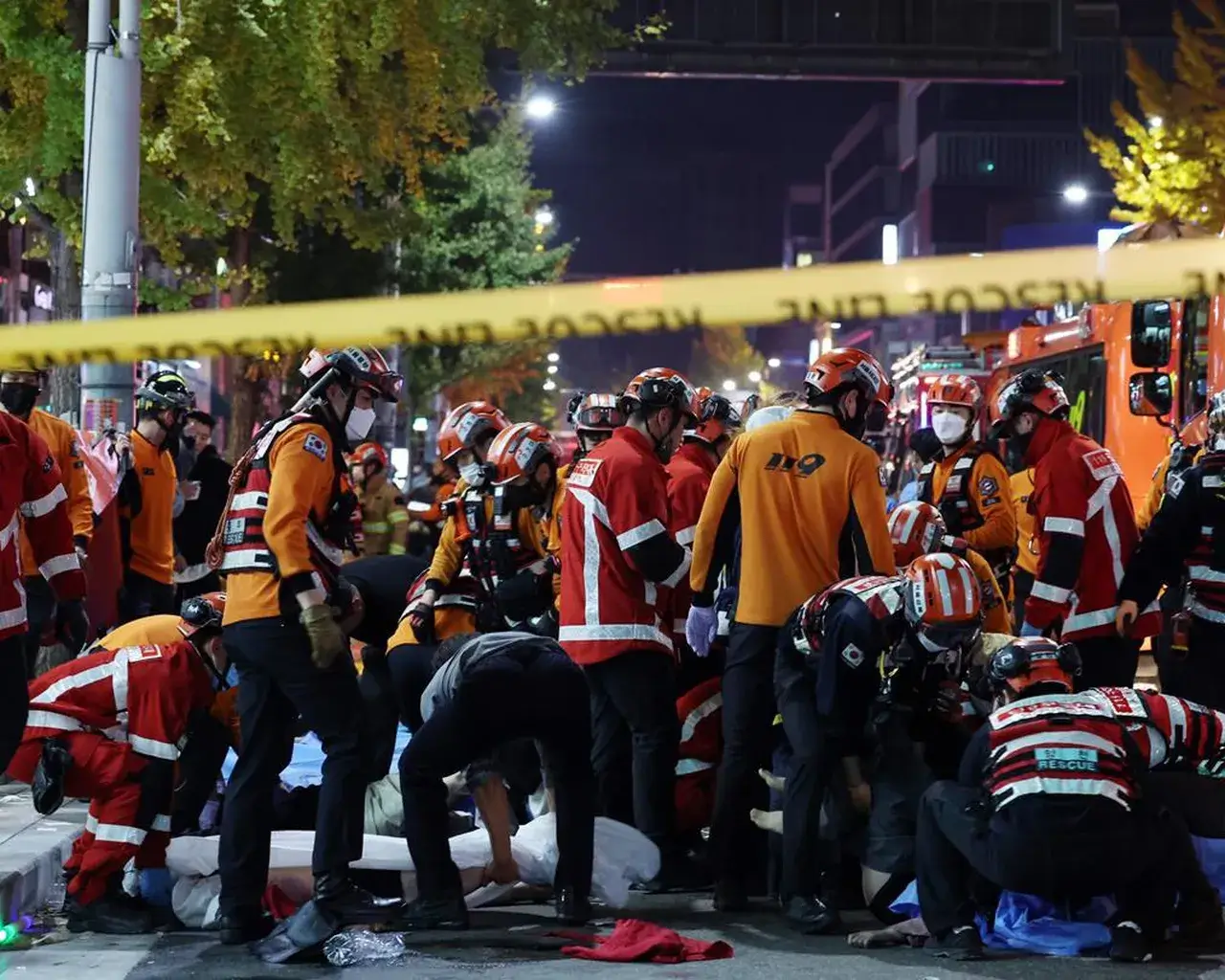 SAD: Dozens suffers cardiac arrest in Halloween crowds in South Korea