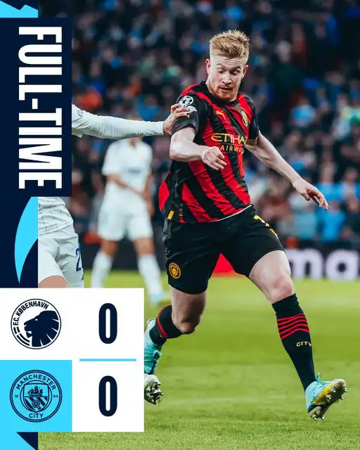 Manchester City Draws With Copenhagen