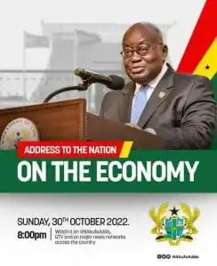 Akufo Addo to Address Ghanaians 