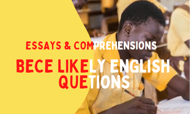 2023 BECE Mock Questions And Marking Schemes