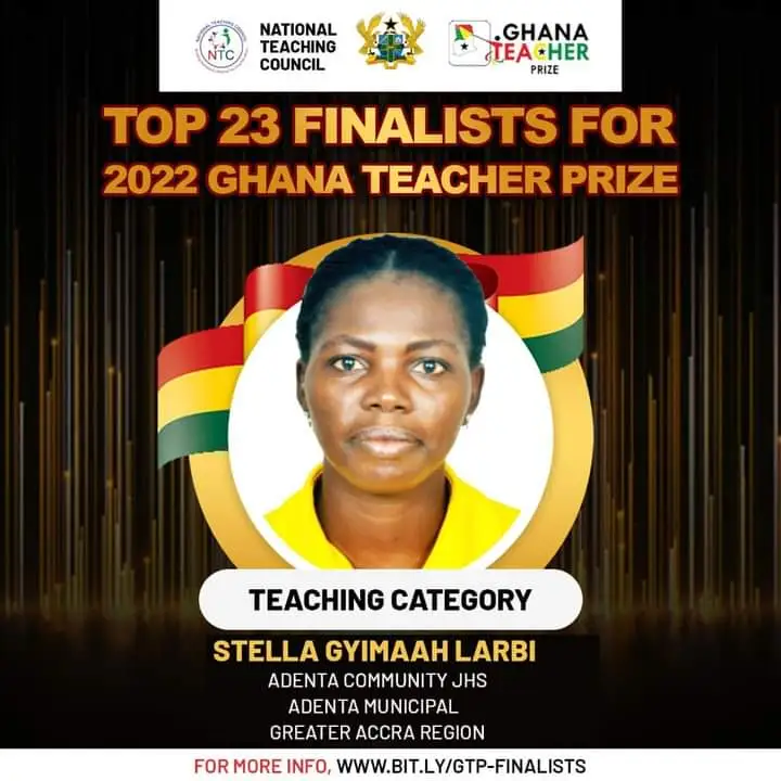 2022 Ghana Teacher Prize: 4 mouth-watering prizes for Stella Gyimaah Larbi